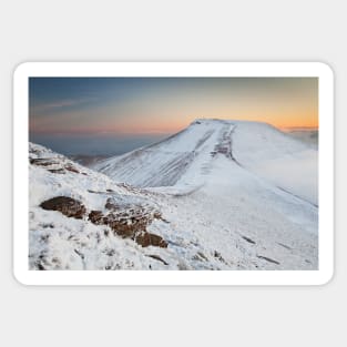 Pen y Fan from Corn Du, Brecon Beacons Sticker